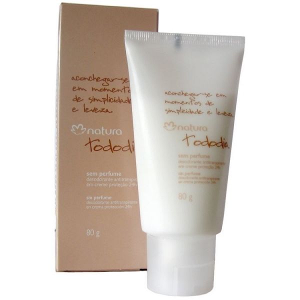 Tododia Desodorante em creme sem perfume 80g