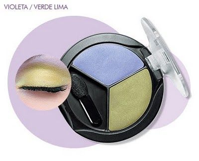 Duo Sombras Color Trend Violeta e verde lima